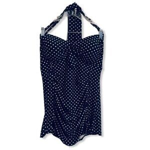 Merona polka dot black and white swimsuit
